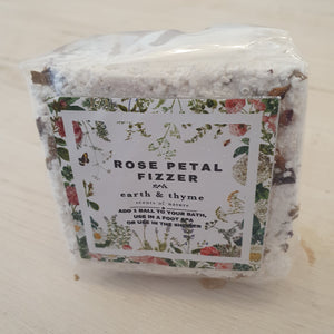Herbal - Bath Fizzer  - Rose Petal