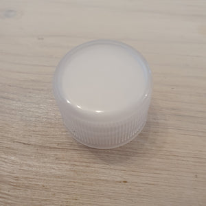 Closure Ribbed clear  screw top 24/410