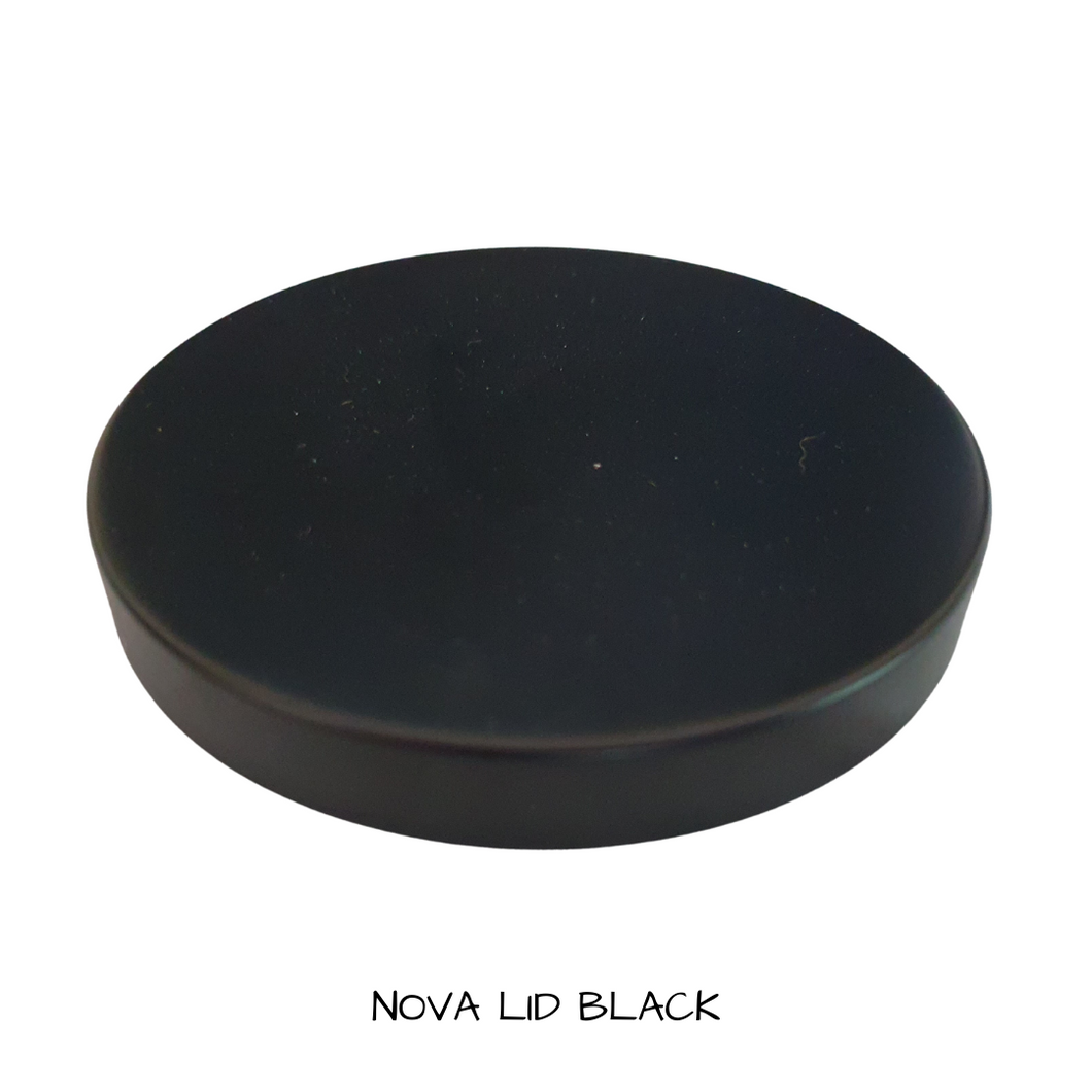 Candle Jar Lid   Nova Black